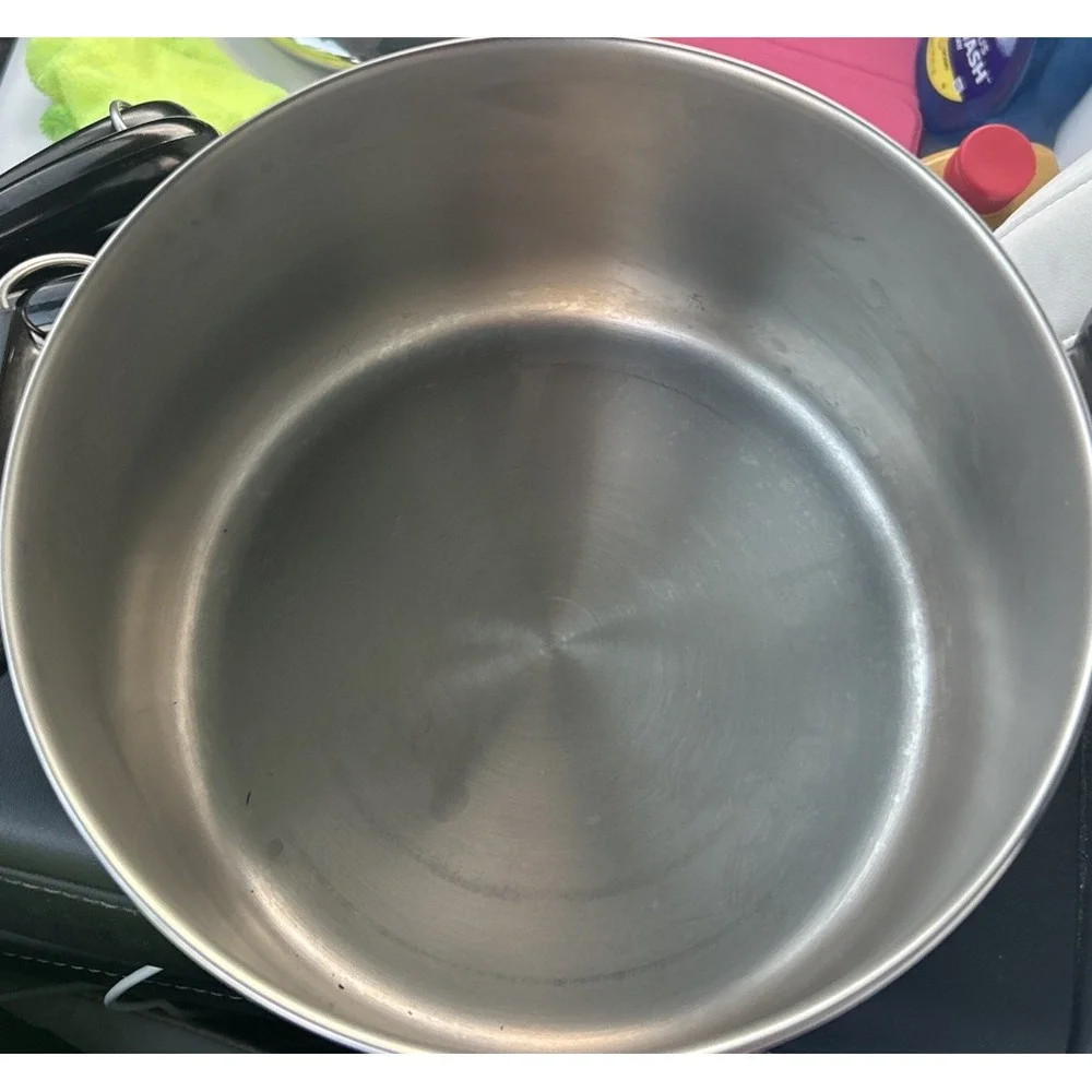 Revere Ware 1801 4 Qt. Pot Copper Clad Bottom With Lid Stainless Steel